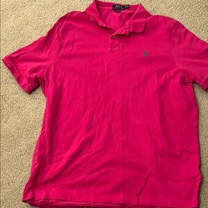 Polo by Ralph Lauren Men's Red Polo Shirt